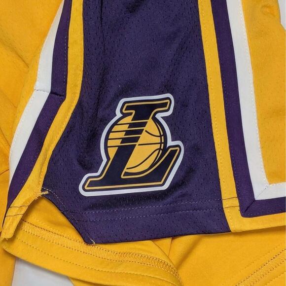 Nike NBA Los Angeles Lakers Swingman Icon Shorts Men’s S NWT - Picture 4 of 8
